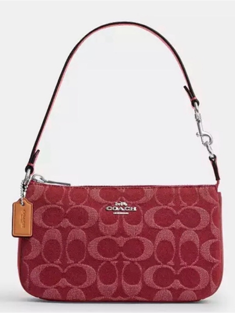 Coach Red Denim Nolita